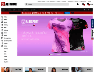 altisport.cz screenshot