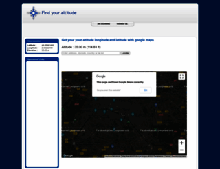 altitude-maps.com screenshot