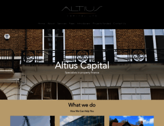 altiuscapital.co.uk screenshot