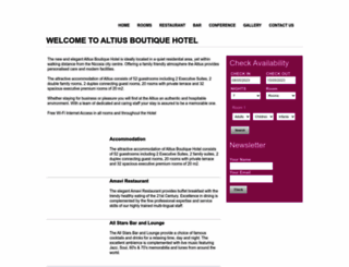 altiushotel.com screenshot