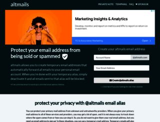altmails.com screenshot