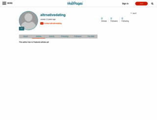 altrnativedating.hubpages.com screenshot