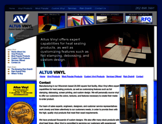 altusvinyl.com screenshot