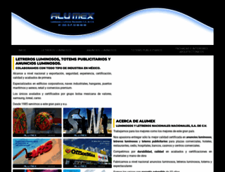 alu-mex.com screenshot
