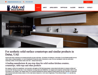 alubondsolidsurface.com screenshot