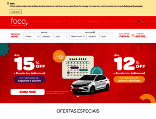 aluguefoco.com.br screenshot