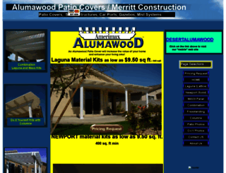alumawoodllc.com screenshot