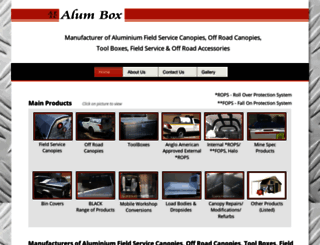 alumbox.co.za screenshot