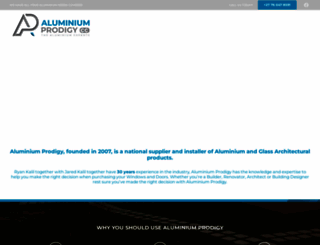 aluminium-prodigy.co.za screenshot