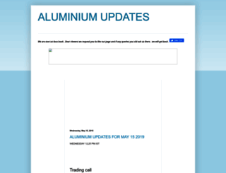 aluminiumupdates.blogspot.in screenshot