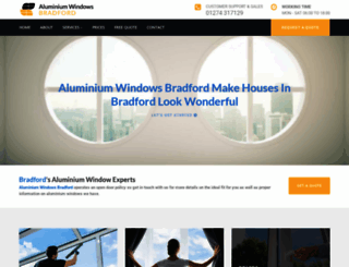 aluminiumwindows-bradford.uk screenshot