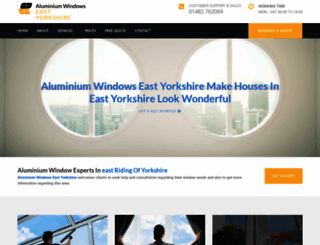 aluminiumwindows-eastyorkshire.uk screenshot