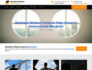 aluminiumwindows-somerset.uk screenshot
