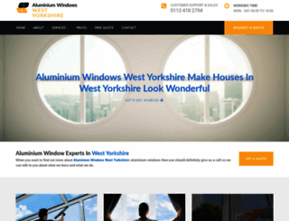 aluminiumwindows-westyorkshire.uk screenshot