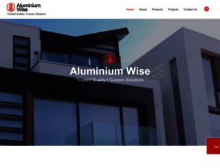 aluminiumwise.co.za screenshot