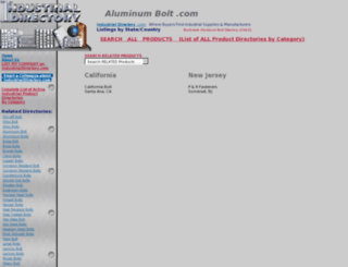 aluminumbolt.com screenshot