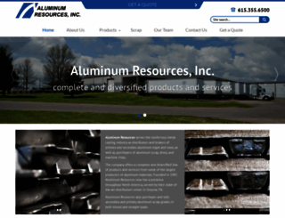 aluminumresources.com screenshot