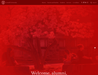 alumni.cornell.edu screenshot