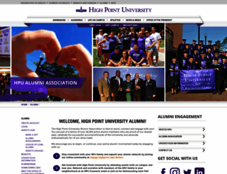 alumni.highpoint.edu screenshot