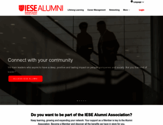 alumni.iese.edu screenshot