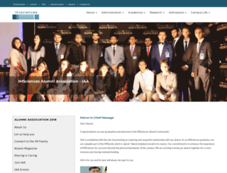 alumni.imsciences.edu.pk screenshot