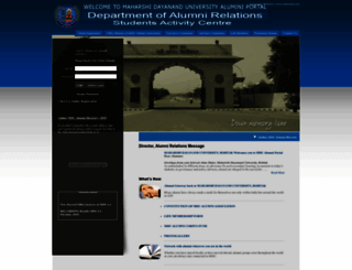 alumni.mdurohtak.ac.in screenshot
