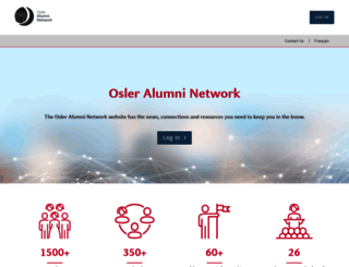 alumni.osler.com screenshot