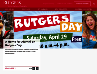 alumni.rutgers.edu screenshot