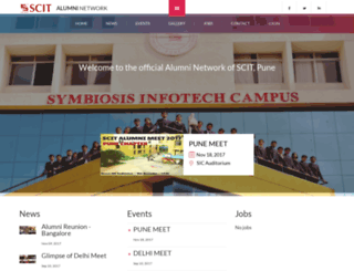 alumni.scit.edu screenshot