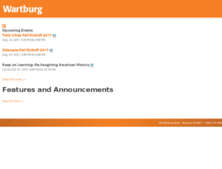 alumni.wartburg.edu screenshot