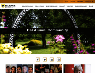 alumniandfriends.dal.ca screenshot