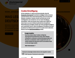 alumniportal-deutschland.de screenshot