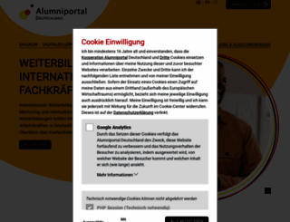 alumniportal-deutschland.org screenshot
