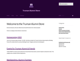 alumnistore.truman.edu screenshot