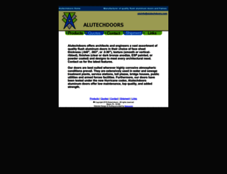 alutechdoors.com screenshot