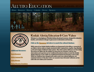 alutiiqeducation.org screenshot