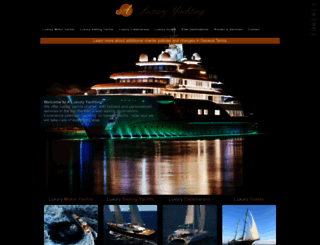 aluxuryyachting.com screenshot