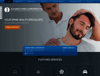 alvarezchiropractic.com screenshot