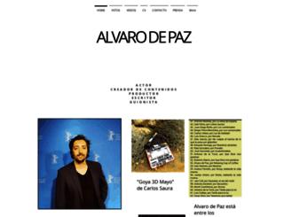 alvarodepaz.com screenshot