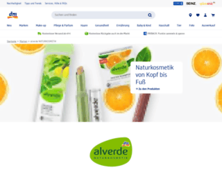 alverde.com screenshot