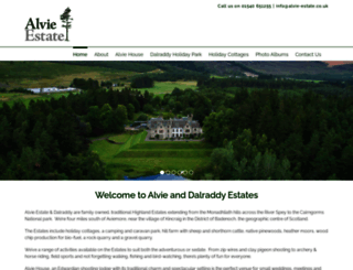 alvie-estate.co.uk screenshot