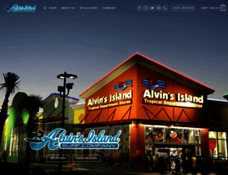 alvinsisland.com screenshot