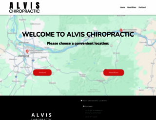 alvischiropractic.com screenshot