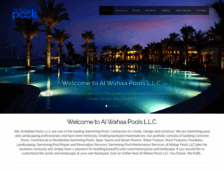 alwahaapools.com screenshot