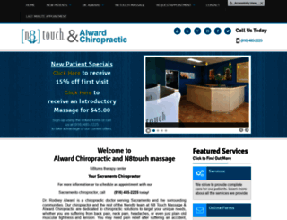 alwardchiropractic.com screenshot