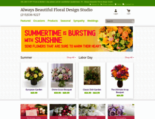 alwaysbeautifulflowers.net screenshot