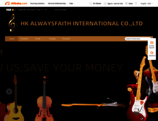 alwaysfaith-music.en.alibaba.com screenshot
