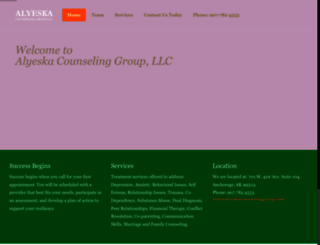 alyeskacounselinggroup.com screenshot