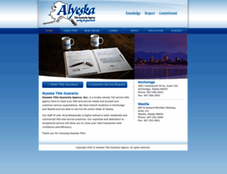 alyeskatitle.com screenshot