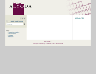 alyoda.univ-lyon3.fr screenshot